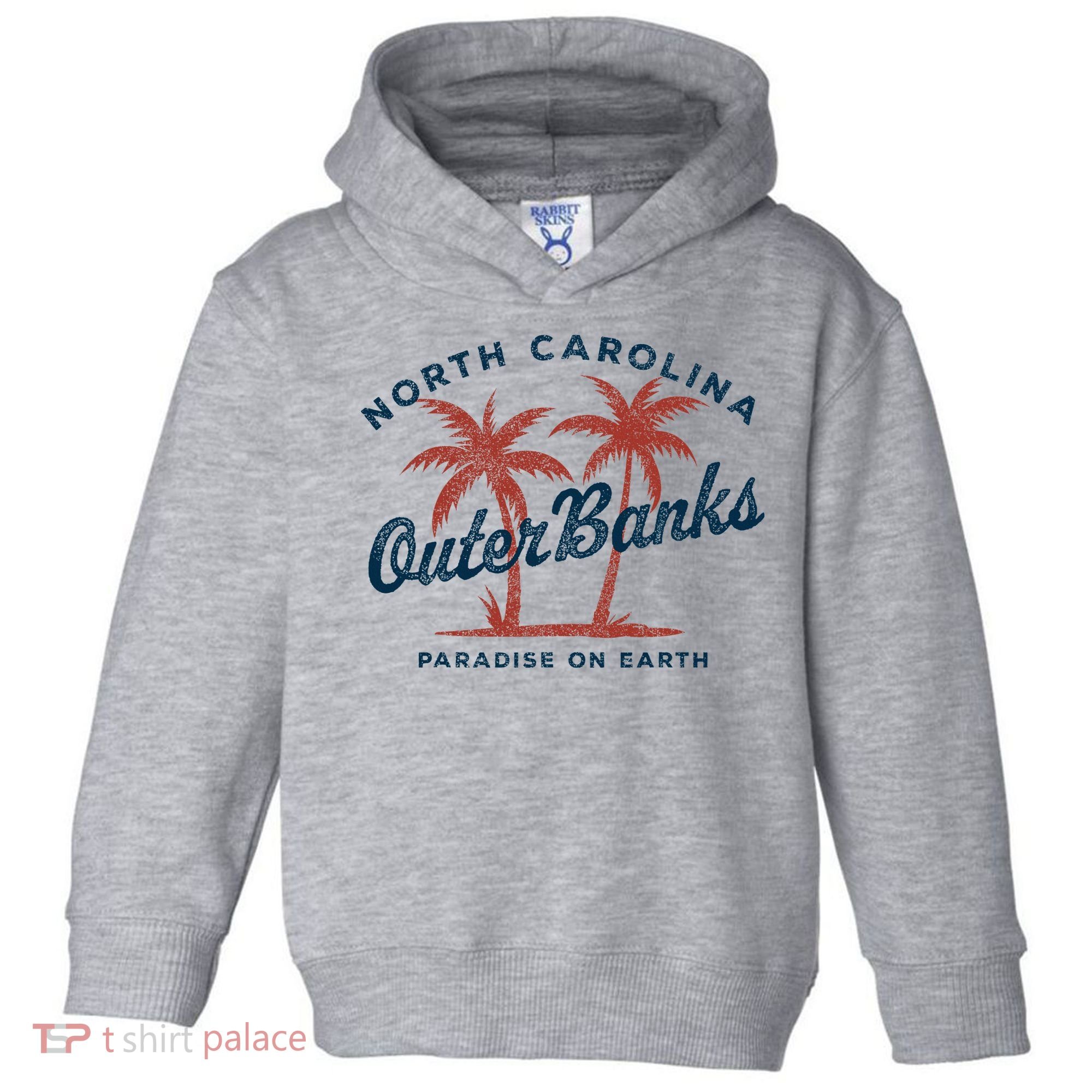 Retro Est 1587 Obx North Carolina Nc Toddler Hoodie