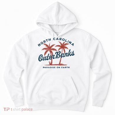 Retro Est 1587 Obx North Carolina Nc Hoodie
