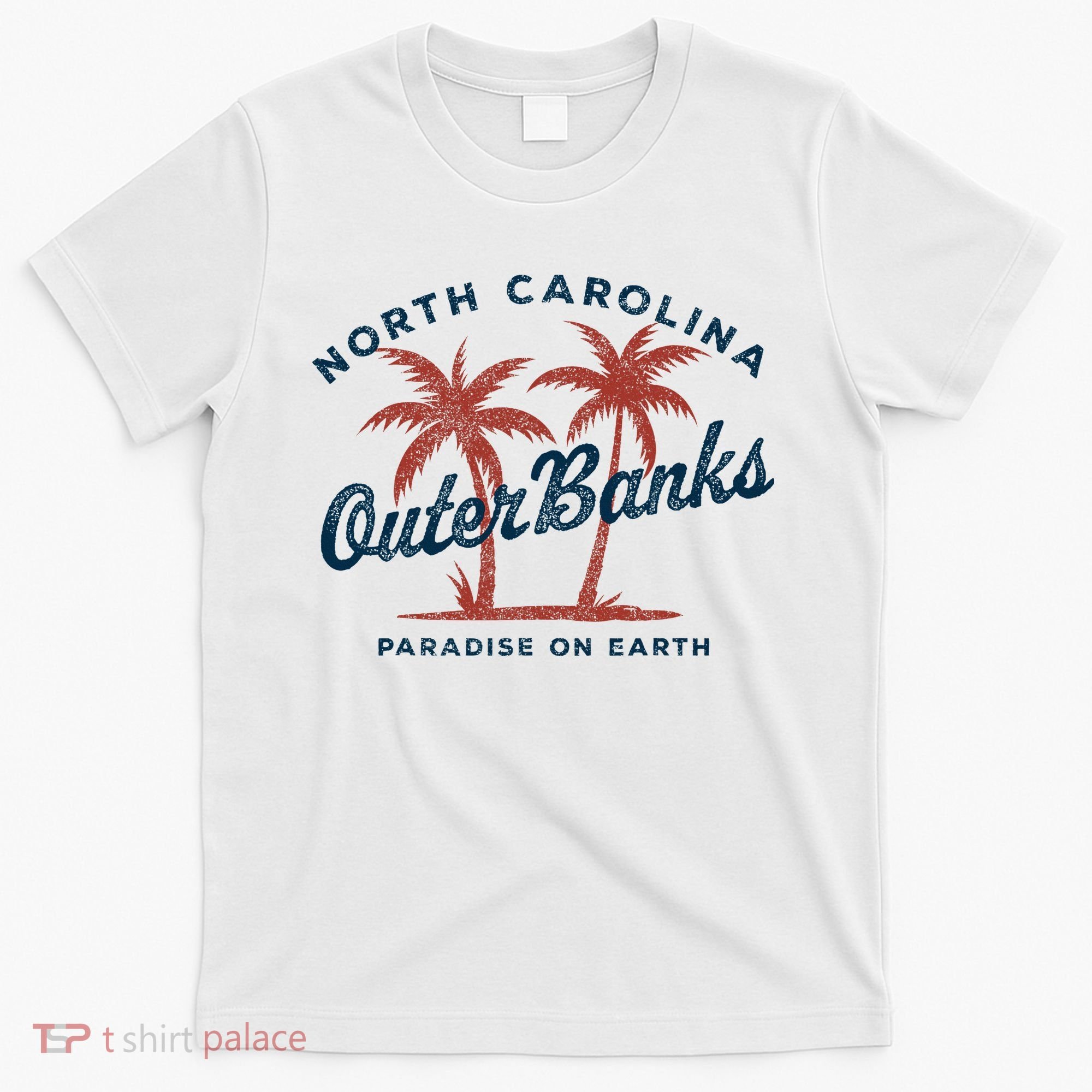 Retro Est 1587 Obx North Carolina Nc T-Shirt
