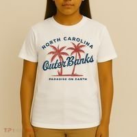 Retro Est 1587 Obx North Carolina Nc T-Shirt thumb 4