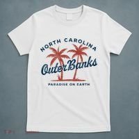 Retro Est 1587 Obx North Carolina Nc T-Shirt thumb 5
