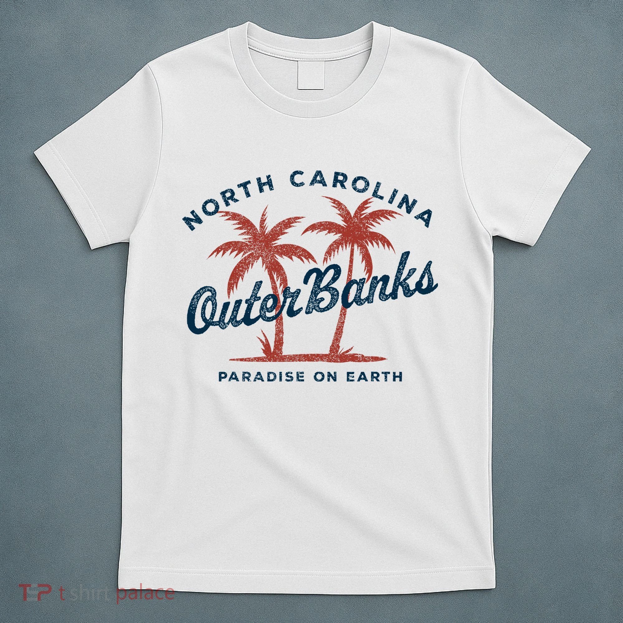 Retro Est 1587 Obx North Carolina Nc T-Shirt