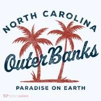 Retro Est 1587 Obx North Carolina Nc Button thumb 1
