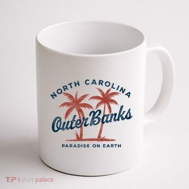 Retro Est 1587 Obx North Carolina Nc Coffee Mug back