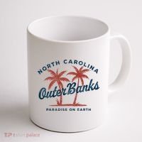 Retro Est 1587 Obx North Carolina Nc Coffee Mug thumb 1