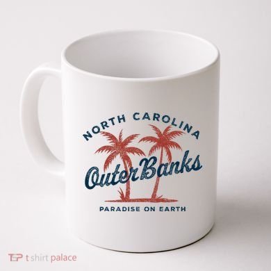 Retro Est 1587 Obx North Carolina Nc Coffee Mug