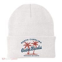 Retro Est 1587 Obx North Carolina Nc Beanie thumb 0