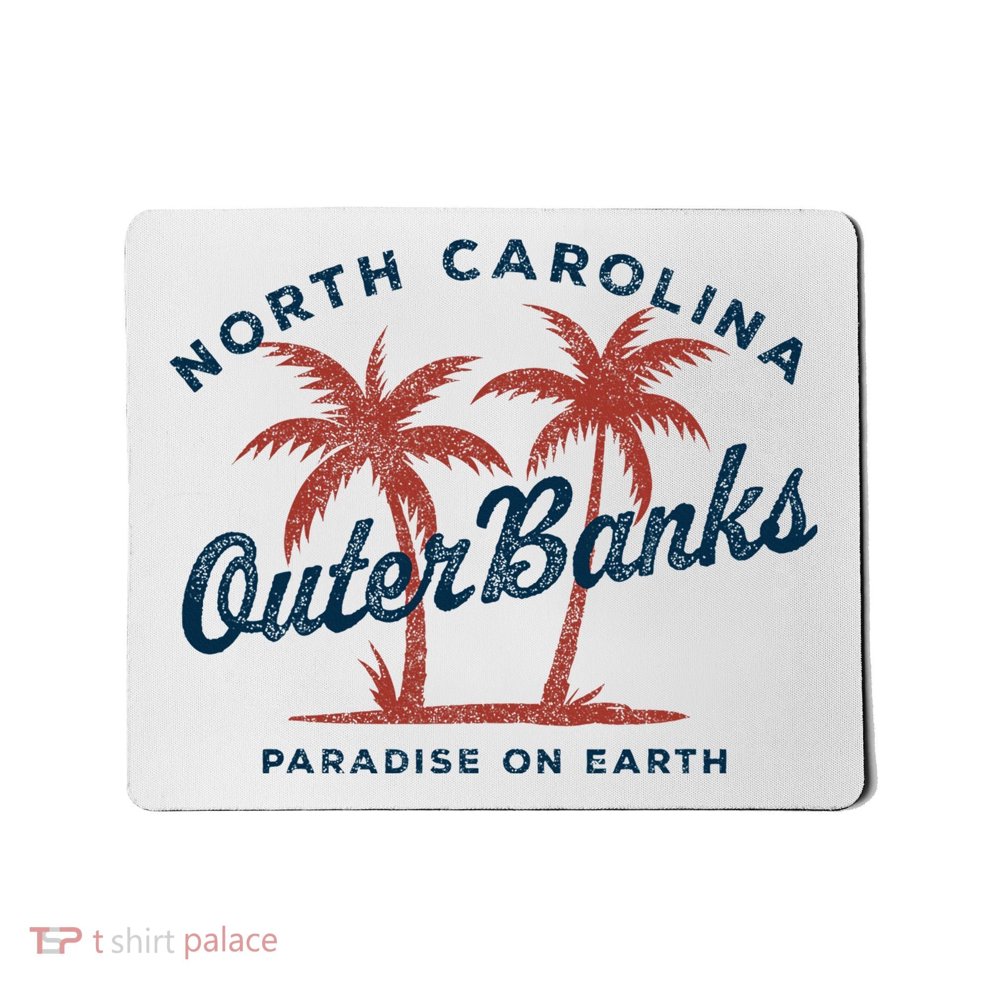 Retro Est 1587 Obx North Carolina Nc Mousepad