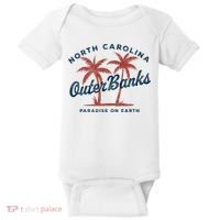 Retro Est 1587 Obx North Carolina Nc Baby Bodysuit thumb 0
