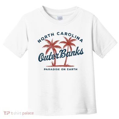 Retro Est 1587 Obx North Carolina Nc Toddler T-Shirt