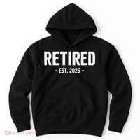 Retired Est 2026 Retirement Gift Hoodie thumb 0