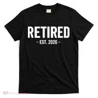 Retired Est 2026 Retirement Gift T-Shirt thumb 0