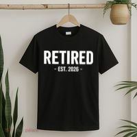 Retired Est 2026 Retirement Gift T-Shirt thumb 2