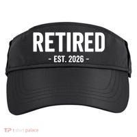 Retired Est 2026 Retirement Gift Adult Drive Performance Visor thumb 0