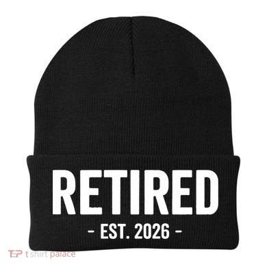 Retired Est 2026 Retirement Gift Beanie
