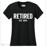 Retired Est 2026 Retirement Gift Women's Cooling Performance Crew T-Shirt thumb 0