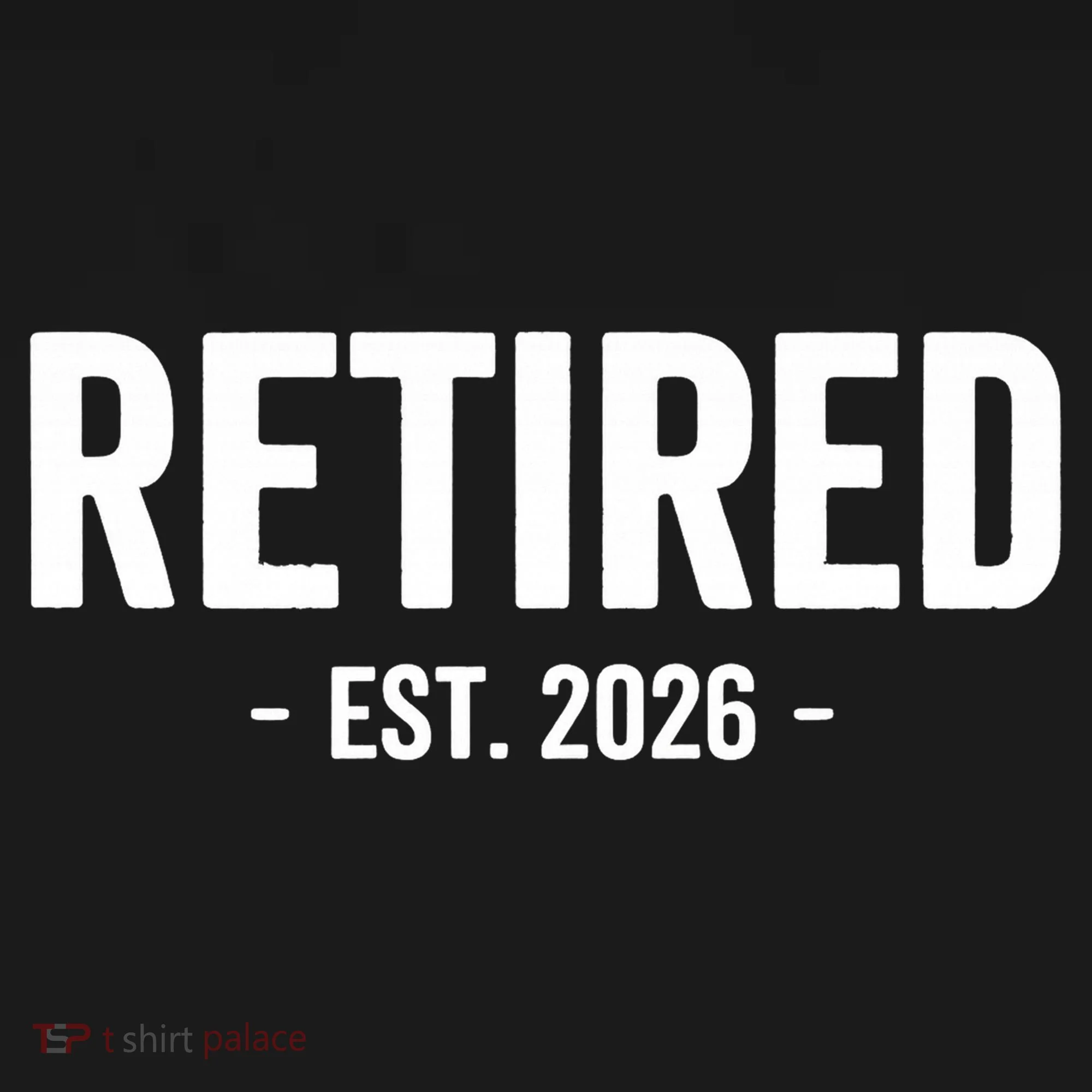 Retired Est 2026 Retirement Gift Tote Bag