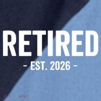 Retired Est 2026 Retirement Gift Raglan Baseball Sleeve Shirt thumb 2