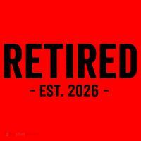Retired Est 2026 Retirement Gift Santa Hat thumb 1