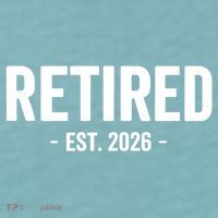 Retired Est 2026 Retirement Gift Sueded Cloud Jersey T-Shirt thumb 2