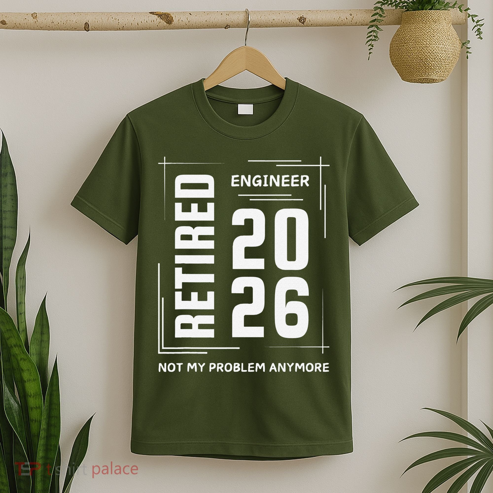 Retired Engineer 2026 Not My Problem Anymore T-Shirt