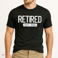 Retired Est. 2026 Work Retirement Gift Cooling Performance Crew T-Shirt thumb 2