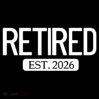 Retired Est. 2026 Work Retirement Gift Apron thumb 3