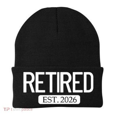 Retired Est. 2026 Work Retirement Gift Beanie