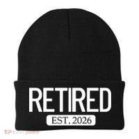 Retired Est. 2026 Work Retirement Gift Beanie thumb 0