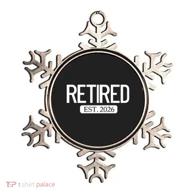 Retired Est. 2026 Work Retirement Gift Ornament