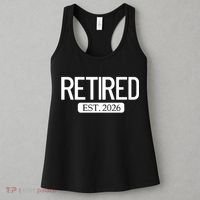 Retired Est. 2026 Work Retirement Gift Women's Tank Top thumb 3