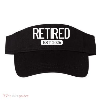 Retired Est. 2026 Work Retirement Gift Visor
