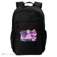 Retro Eighties 80's Pop Art Kawaii Anime Eyes Backpack thumb 0
