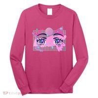 Retro Eighties 80's Pop Art Kawaii Anime Eyes Long Sleeve Shirt thumb 0