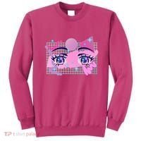 Retro Eighties 80's Pop Art Kawaii Anime Eyes Sweatshirt thumb 0