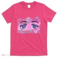Retro Eighties 80's Pop Art Kawaii Anime Eyes T-Shirt thumb 0