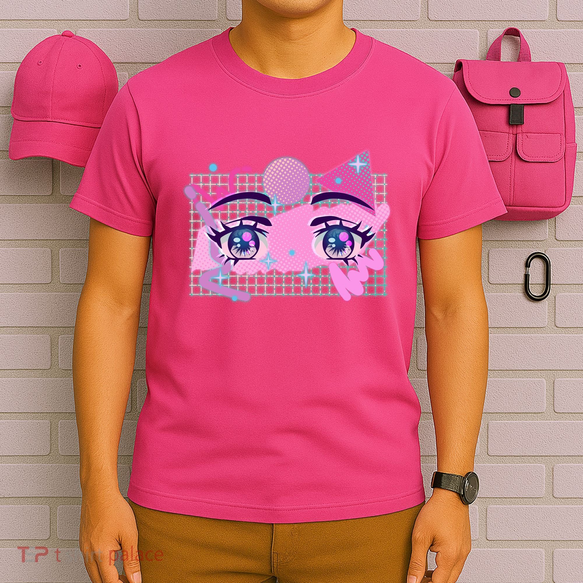 Retro Eighties 80's Pop Art Kawaii Anime Eyes T-Shirt