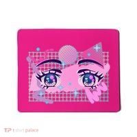 Retro Eighties 80's Pop Art Kawaii Anime Eyes Mousepad thumb 0