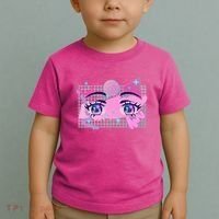 Retro Eighties 80's Pop Art Kawaii Anime Eyes Toddler T-Shirt thumb 2