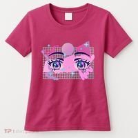 Retro Eighties 80's Pop Art Kawaii Anime Eyes Women's T-Shirt thumb 0