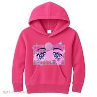 Retro Eighties 80's Pop Art Kawaii Anime Eyes Kids Hoodie thumb 0