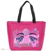Retro Eighties 80's Pop Art Kawaii Anime Eyes Tote Bag thumb 0