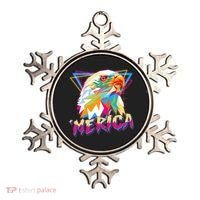Retro Eighties 80's Merica Polygon Eagle Head Ornament thumb 0