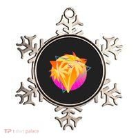 Retro Eighties 80's Tropical Palm Trees Emblem Ornament thumb 0