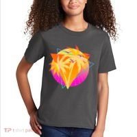 Retro Eighties 80's Tropical Palm Trees Emblem Kids T-Shirt thumb 2