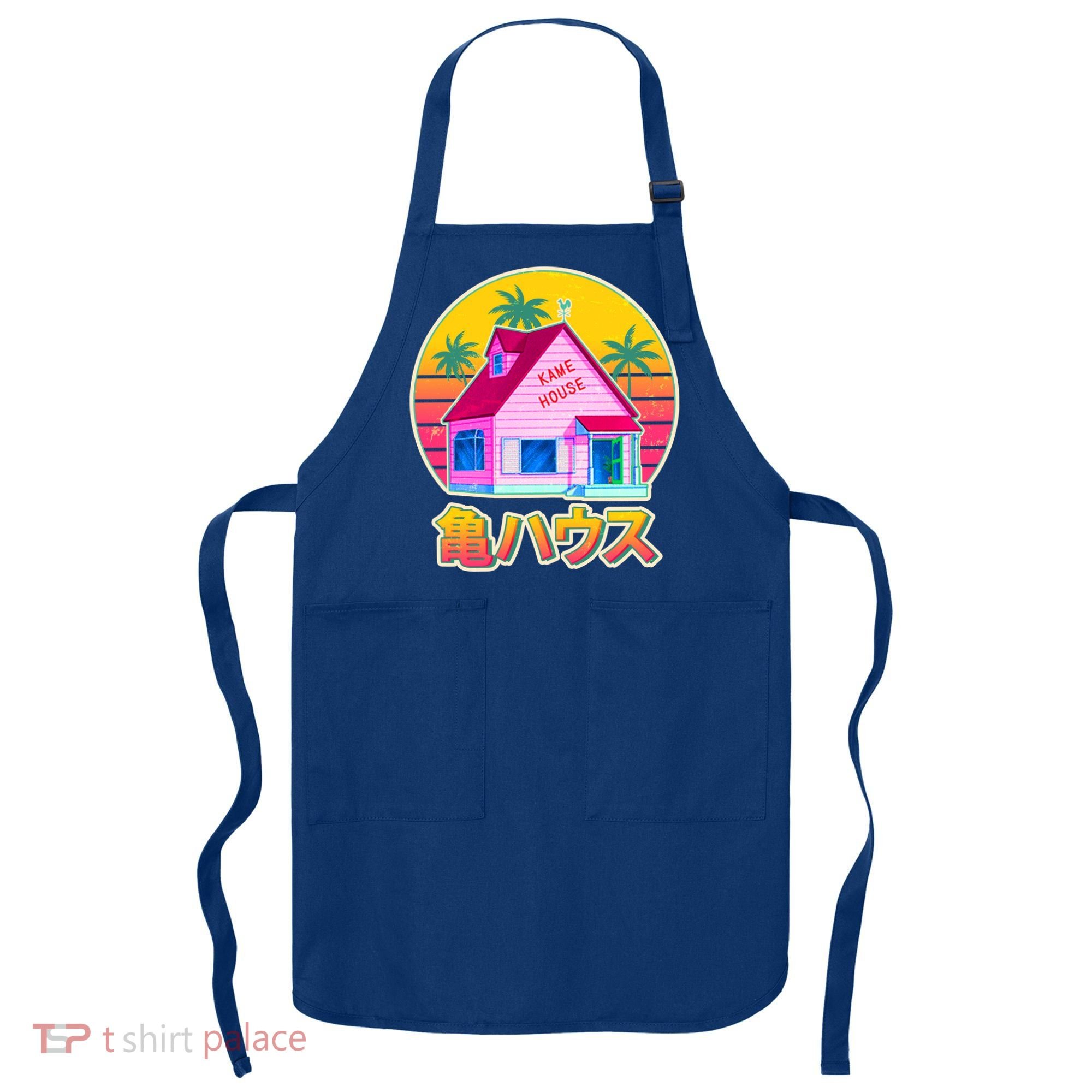 Retro Eighties 80's Anime Kame House Apron