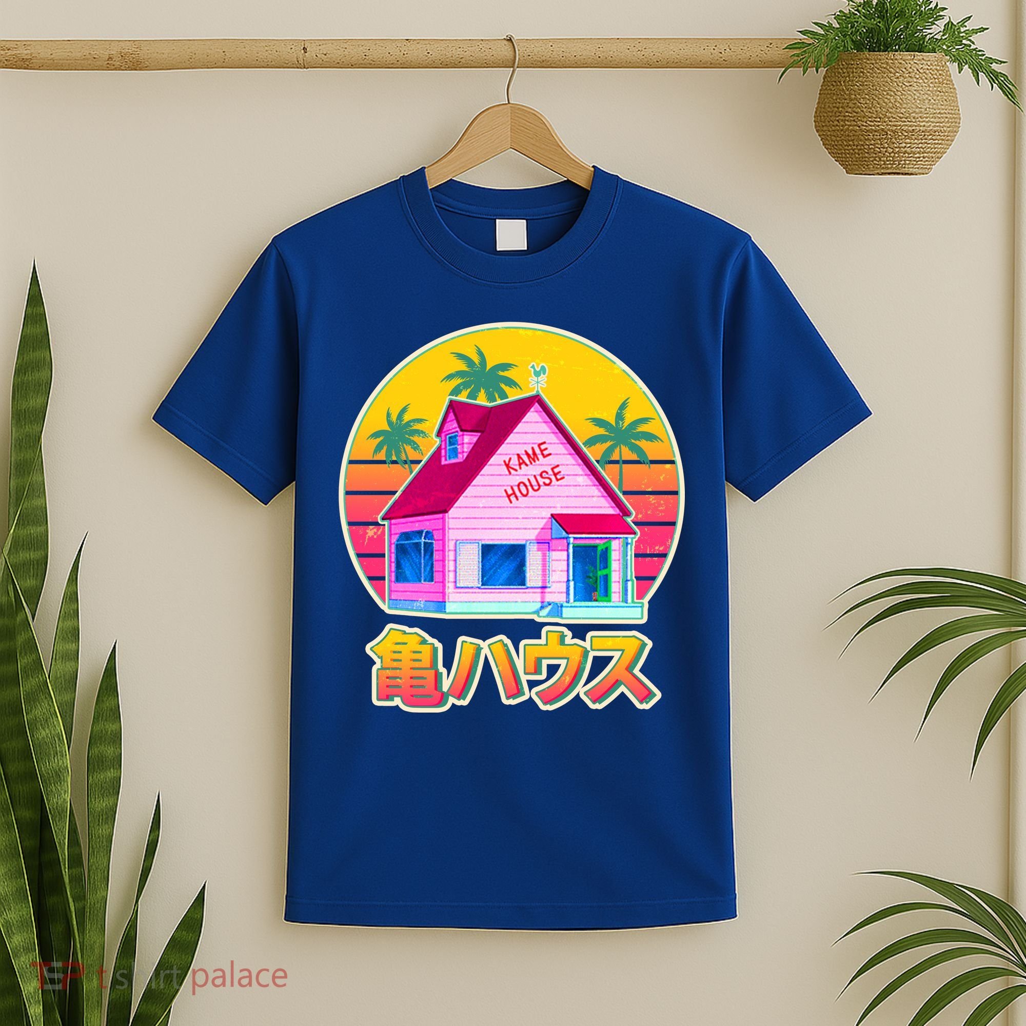 Retro Eighties 80's Anime Kame House T-Shirt