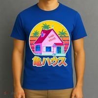 Retro Eighties 80's Anime Kame House T-Shirt thumb 3