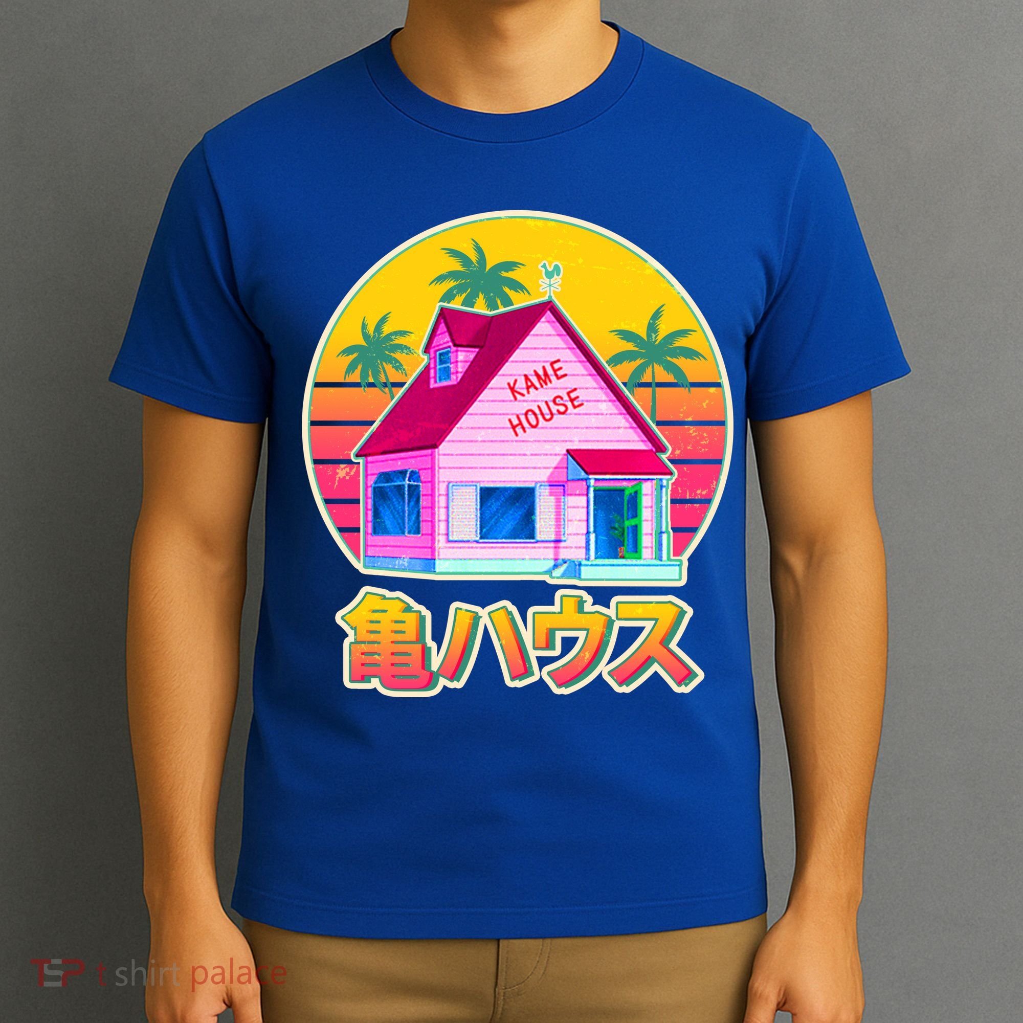 Retro Eighties 80's Anime Kame House T-Shirt
