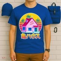 Retro Eighties 80's Anime Kame House T-Shirt thumb 6